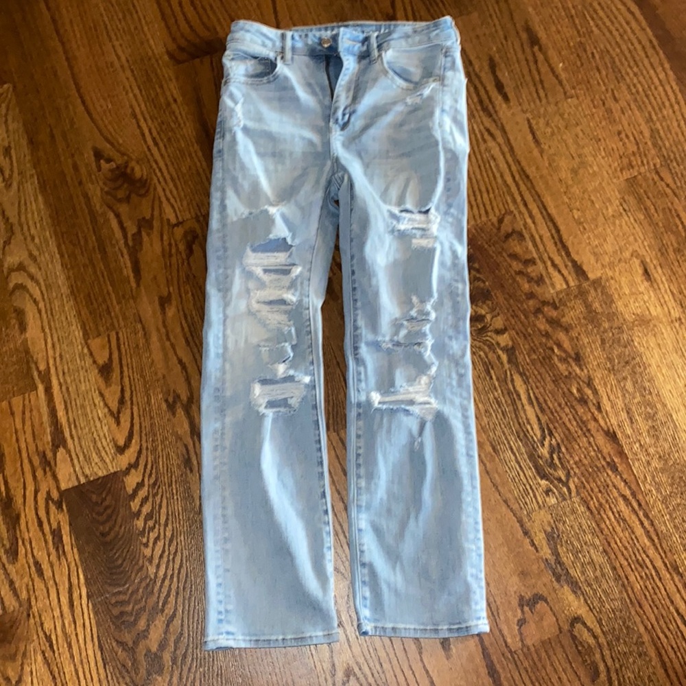 American eagle ripped jeans